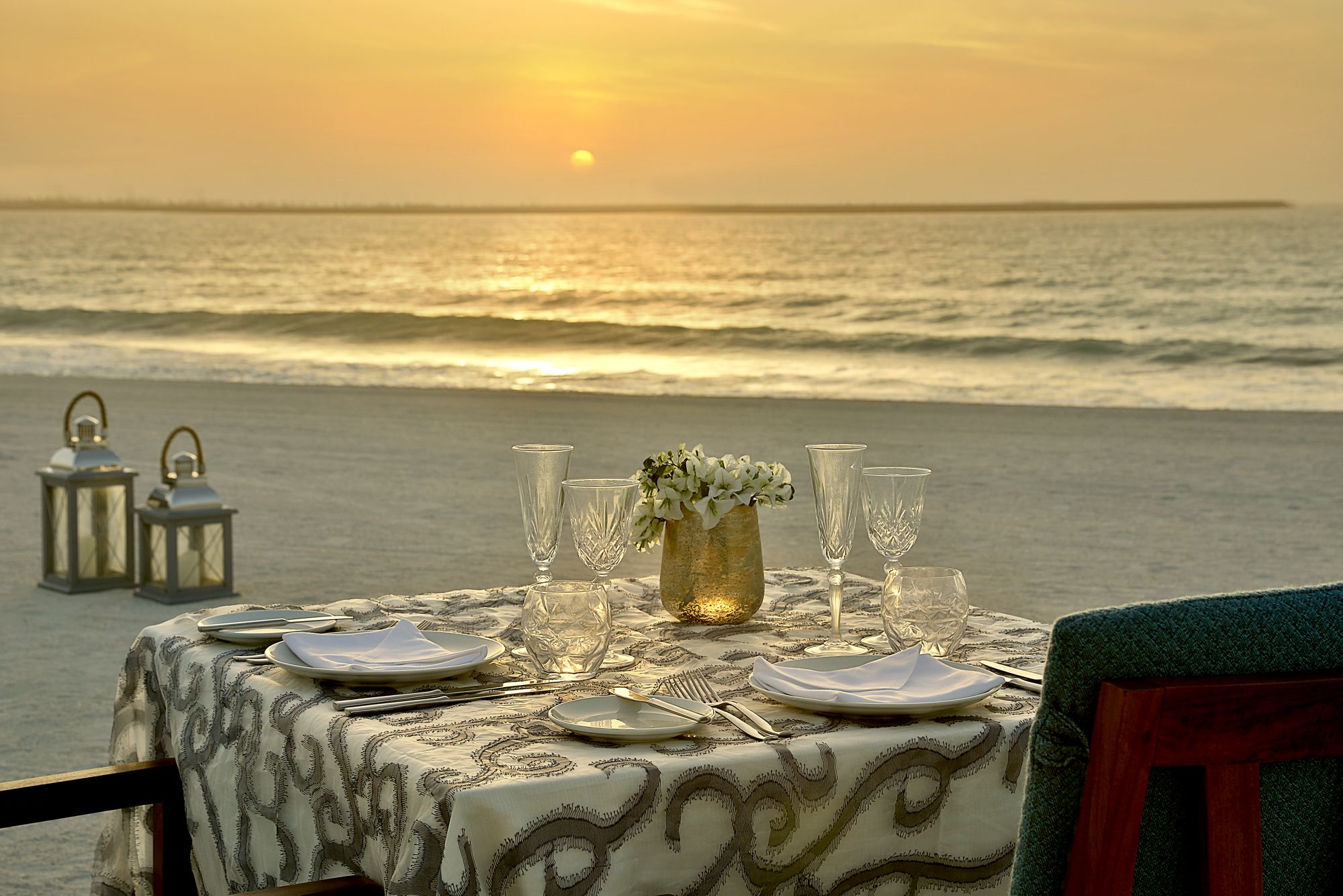 The Ritz Carlton Ras Al Khaimah Al Hamra Beach private dining