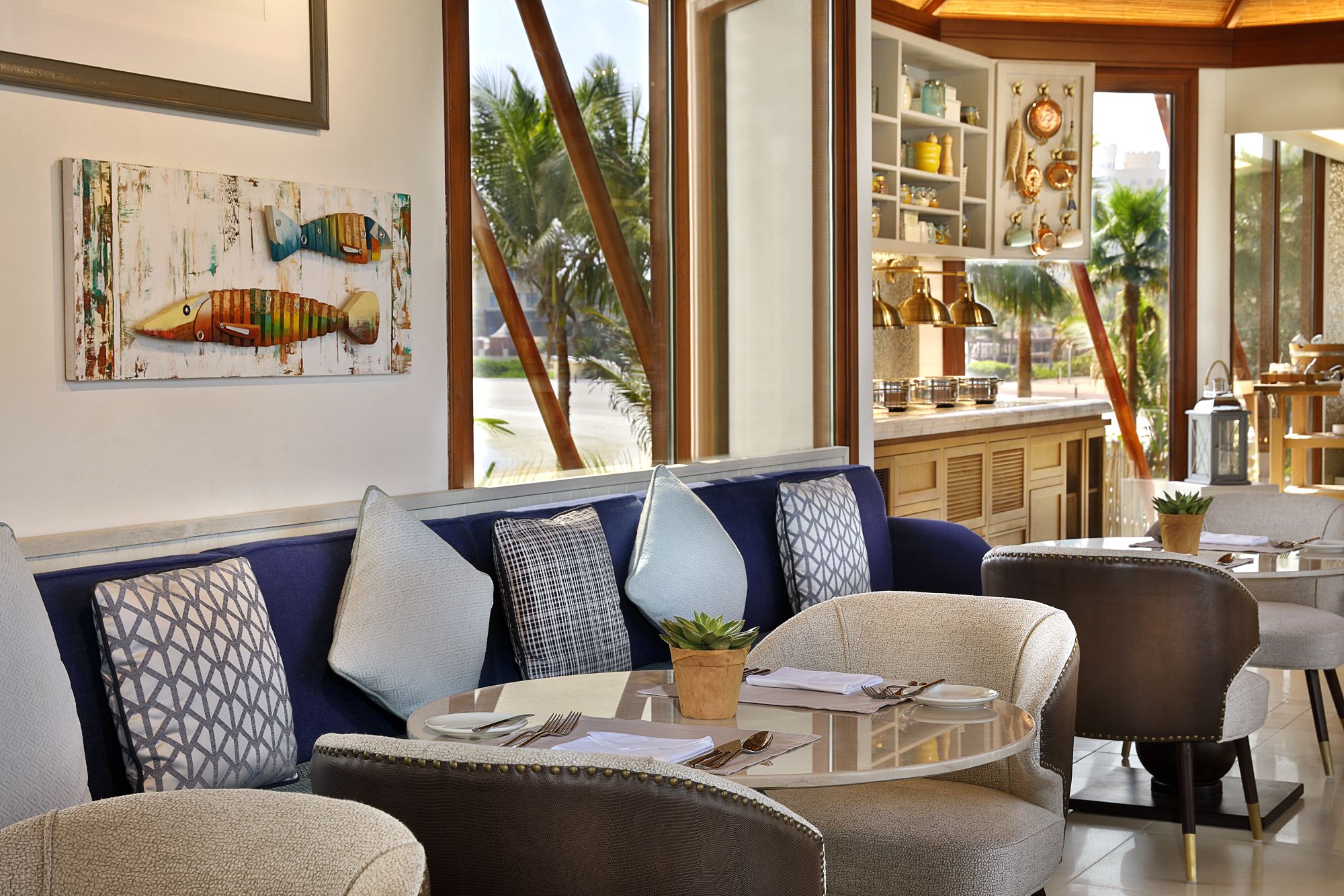 The Ritz Carlton Ras Al Khaimah Al Hamra Beach shore house interior