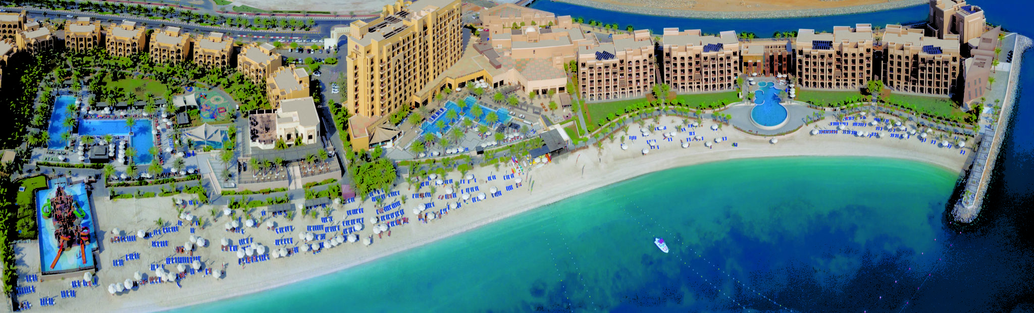 DoubleTree Marjan Island Panorama Bird eye View